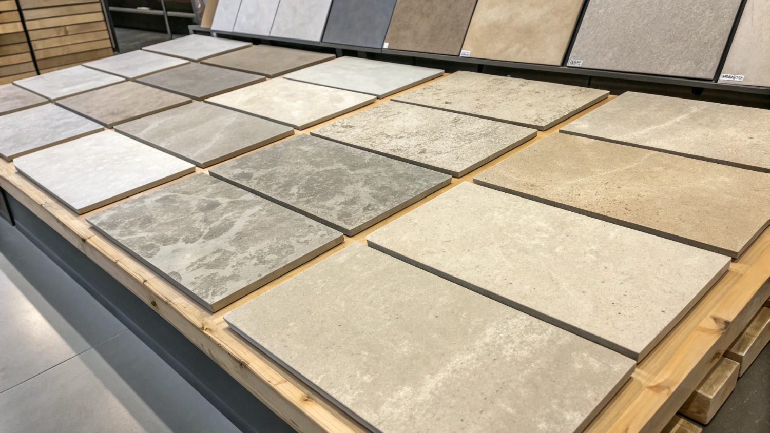 Керамическая плитка и керамогранит с эффектом бетона: урбанистический стиль