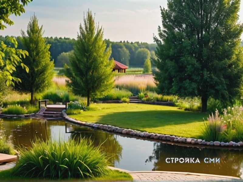 Сочетание растений разной высоты и формы