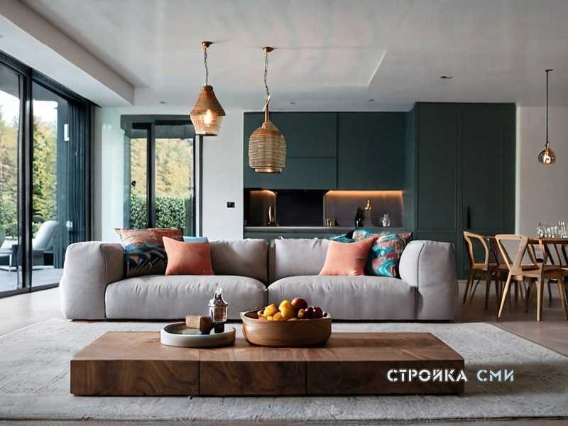 Функциональные зоны и яркие цвета