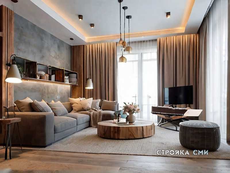 Как создать акцентную стену с помощью декоративной штукатурки