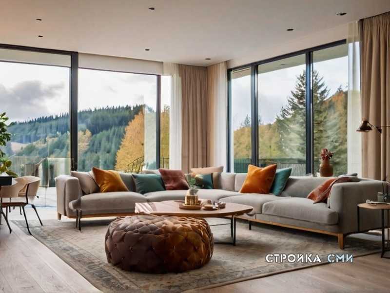 Материалы играют ключевую роль. Дерево создаёт уют, стекло добавляет лёгкости, металл – динамики. Комбинации этих элементов позволяют добиться оригинального результата.