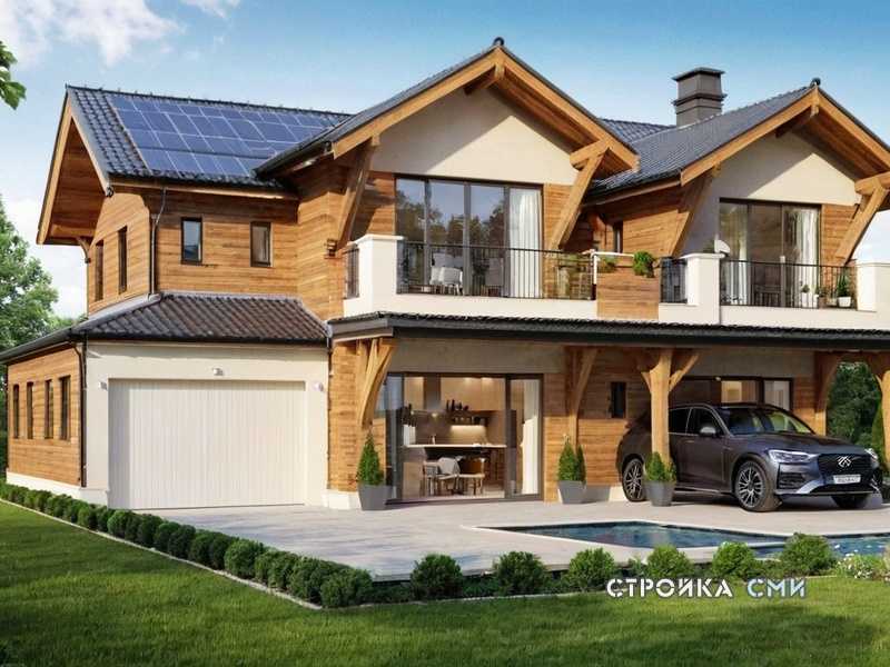 Как построить дом в стиле шале?