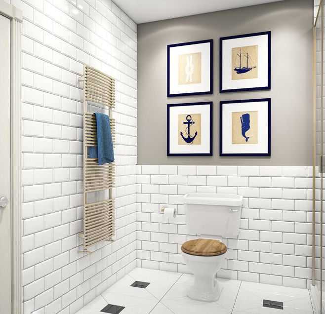 Дизайн ванной комнаты в морском стиле: такое почувствовать свежий бриз