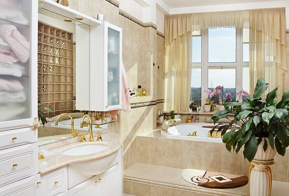 Идеи для дизайна ванной комнаты в классическом стиле