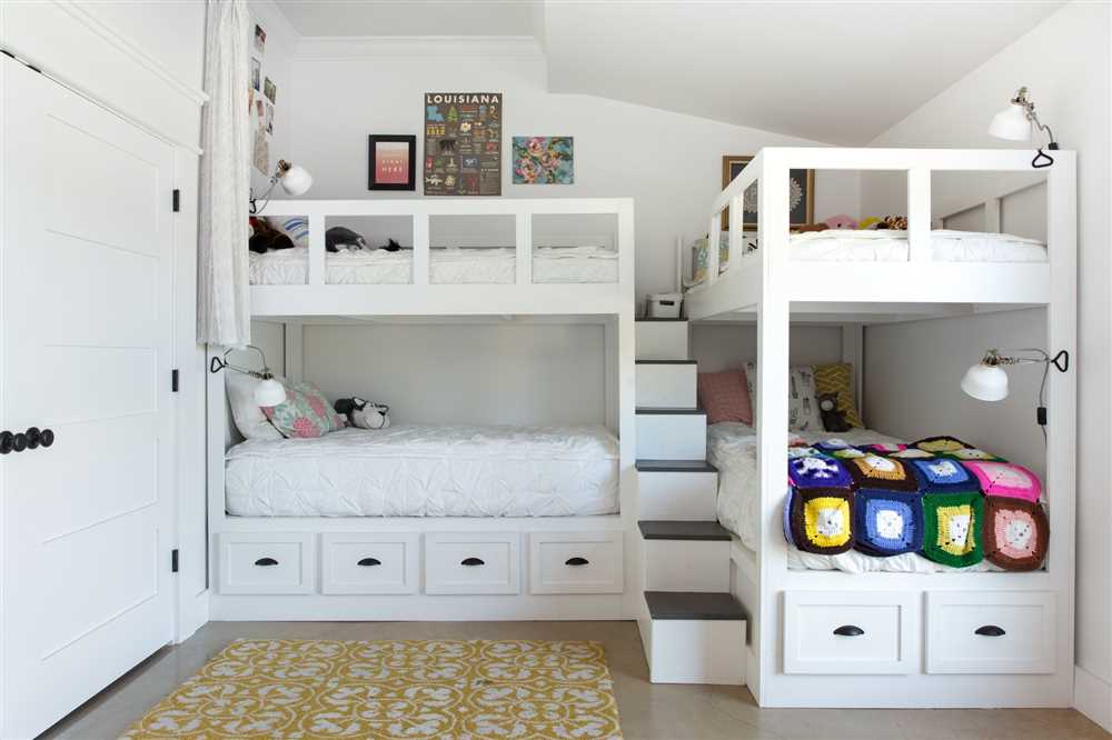 Креативные идеи для оформления двухярусной кровати в детской комнате