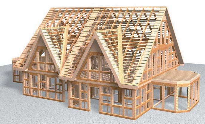 Особенности и преимущества строительства домов по каркасной технологии